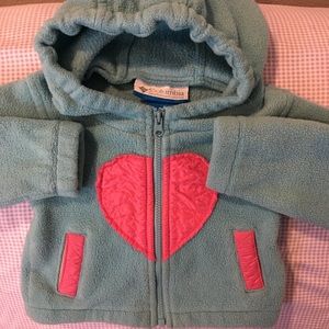 Columbia 12 Month fleece zip up